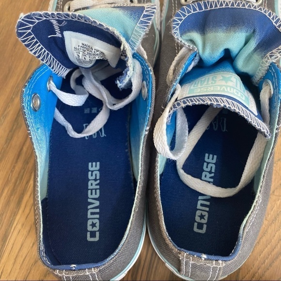 Converse All Stars double tongue low top Chucks 10 - Picture 5 of 10